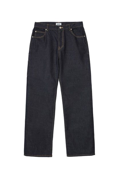 EASY UNIFORM DENIM PANTS DARK BLUE(WOMEN'S)