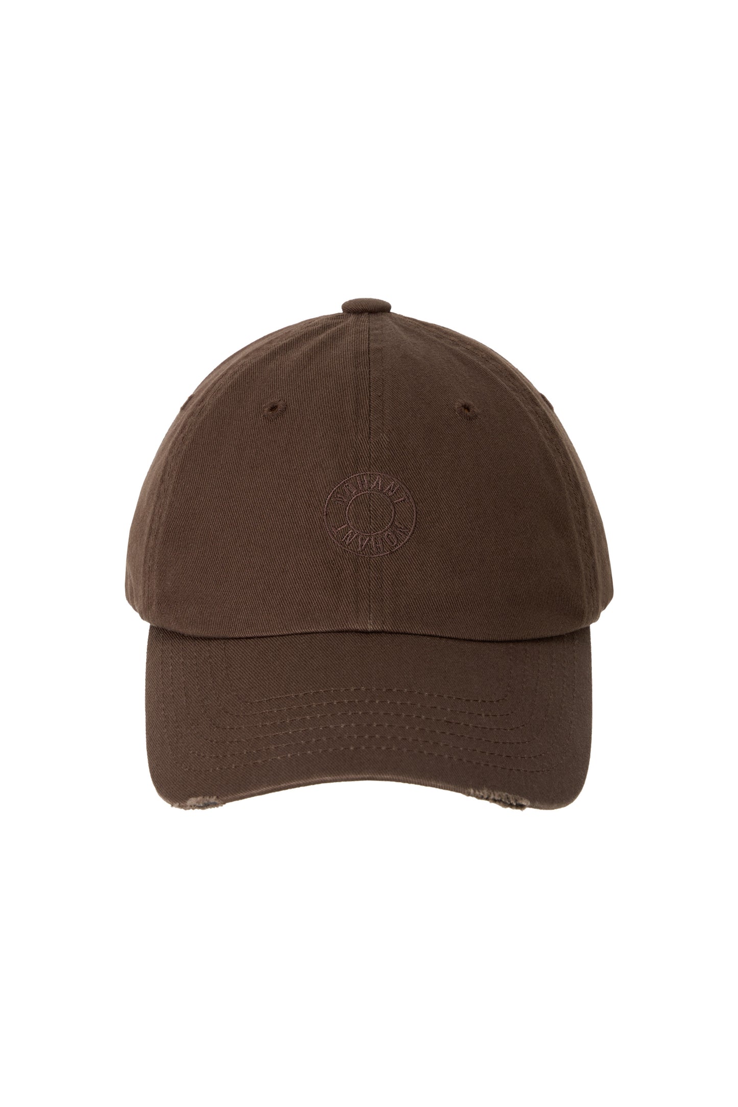 BACK PIXEL LOGO BALL CAP BROWN
