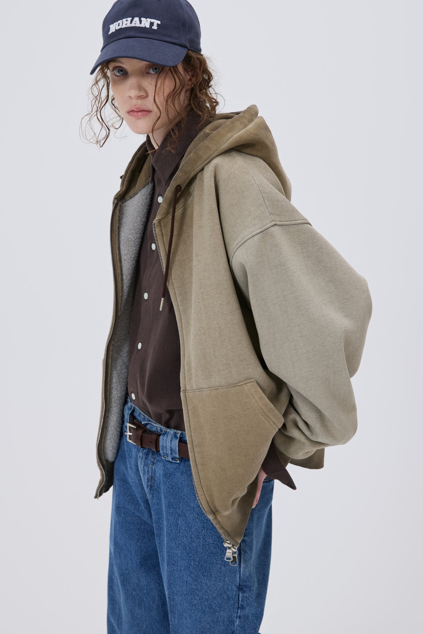 WASHED OXFORD SHIRT BROWN