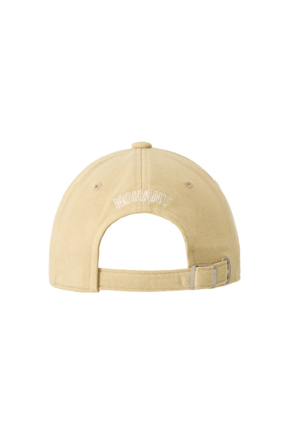 LNLV DOODLE LOGO BALL CAP BEIGE(STANDARD FIT)