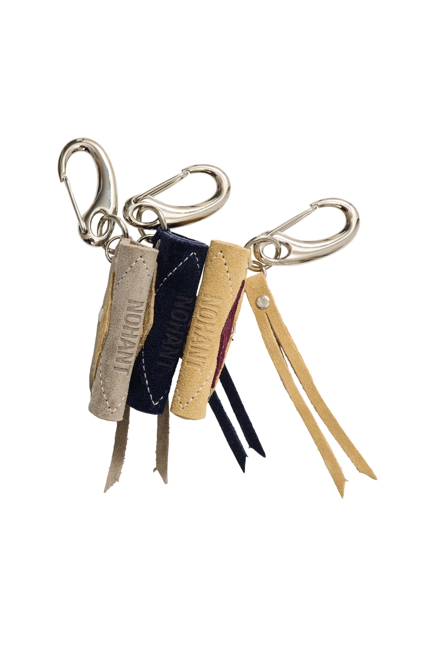 ARGYLE PREPPY LEATHER KEYRING
