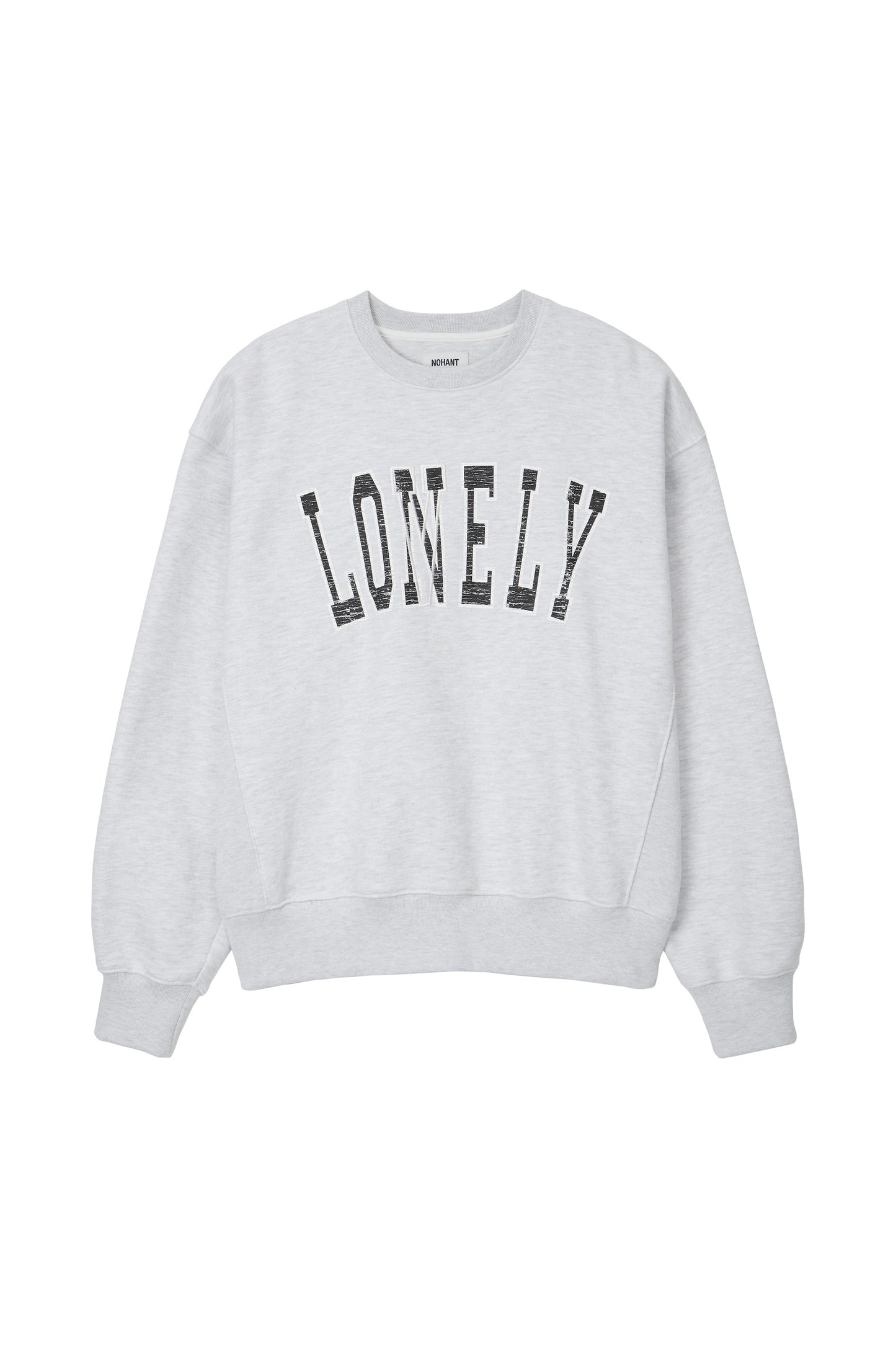 LONELY/LOVELY CRACK SWEATSHIRT ASH GRAY
