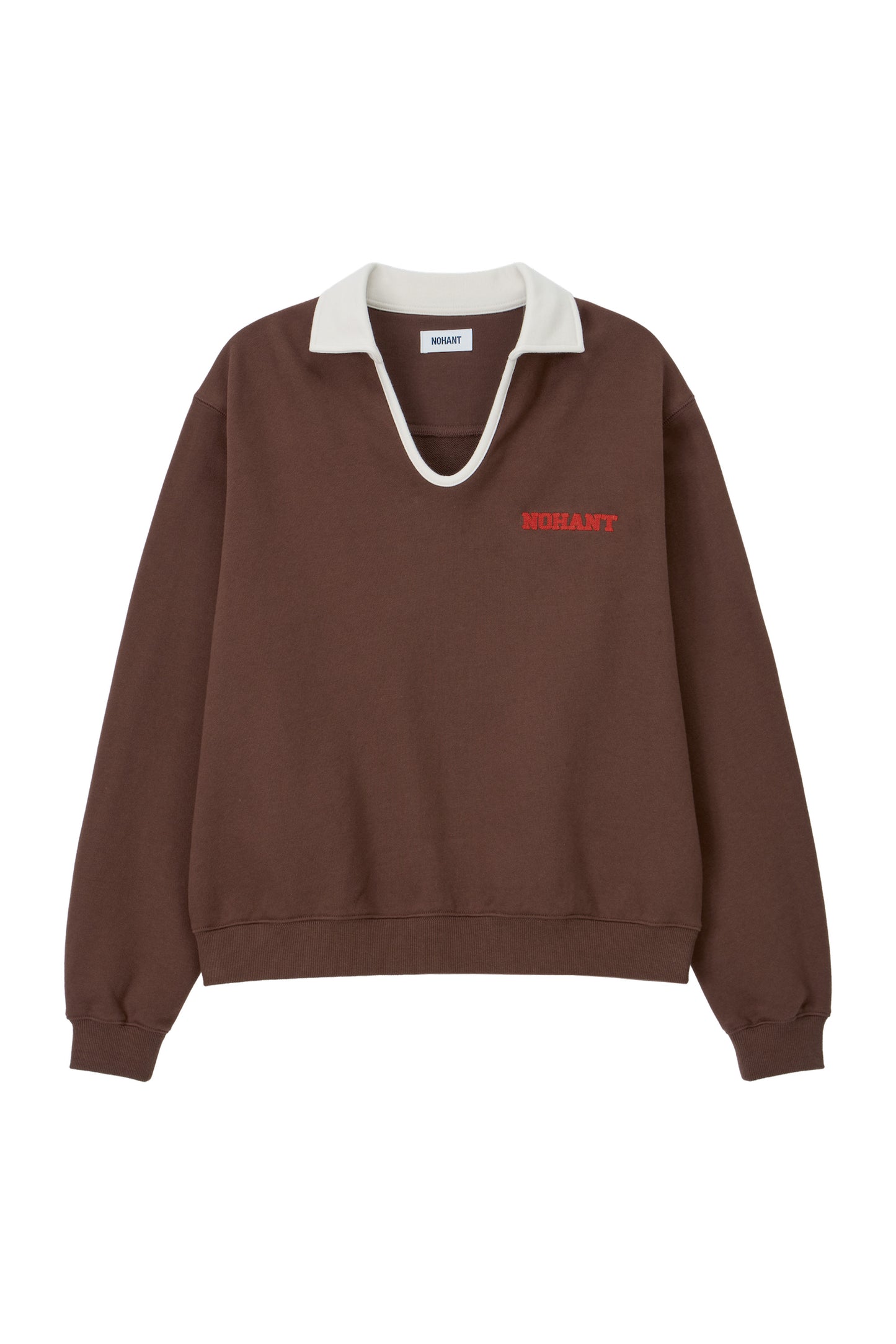 CLASSIC V-NECK SWEATSHIRT BROWN