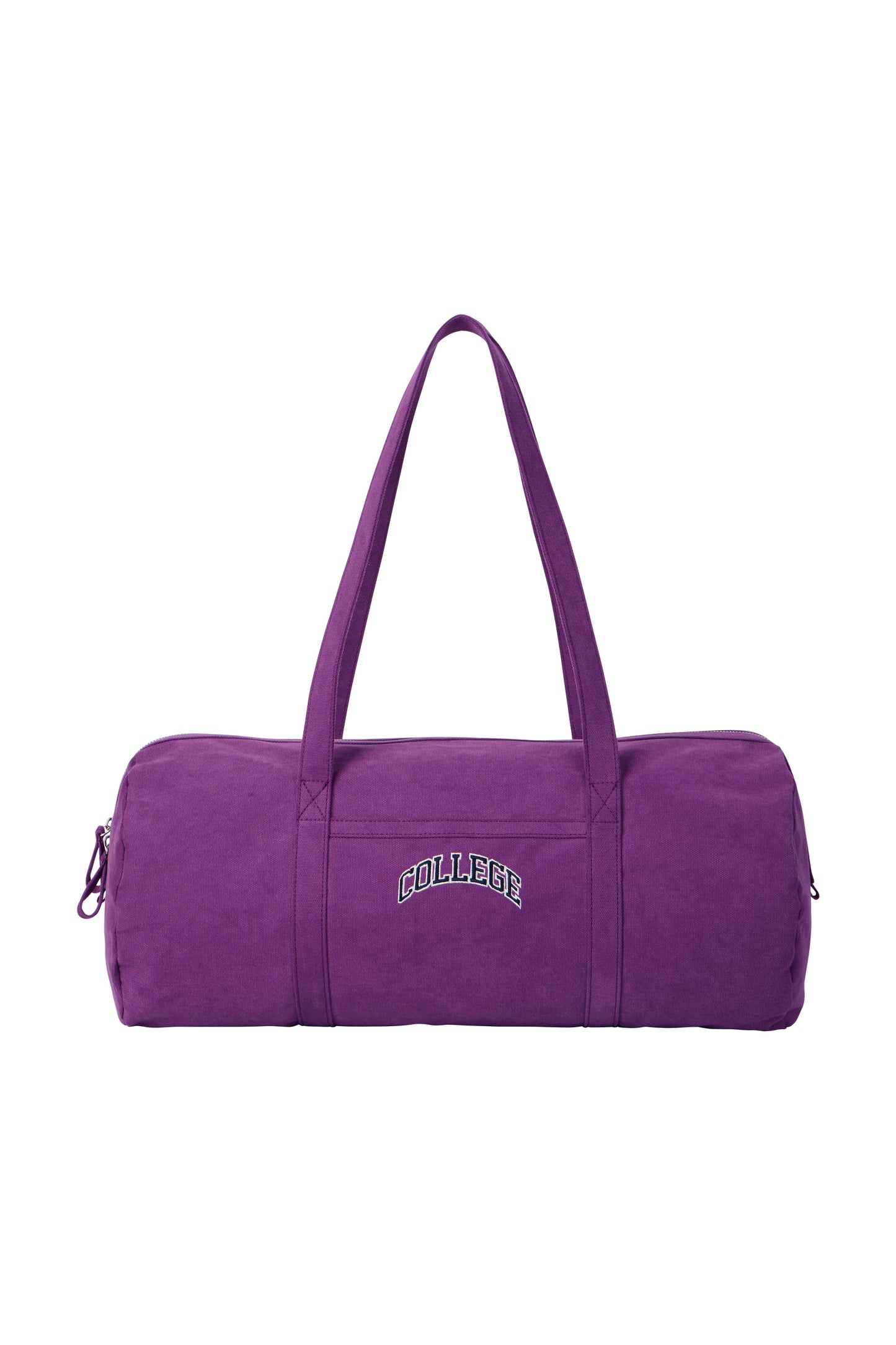 CANVAS DUFFEL BAG PURPLE