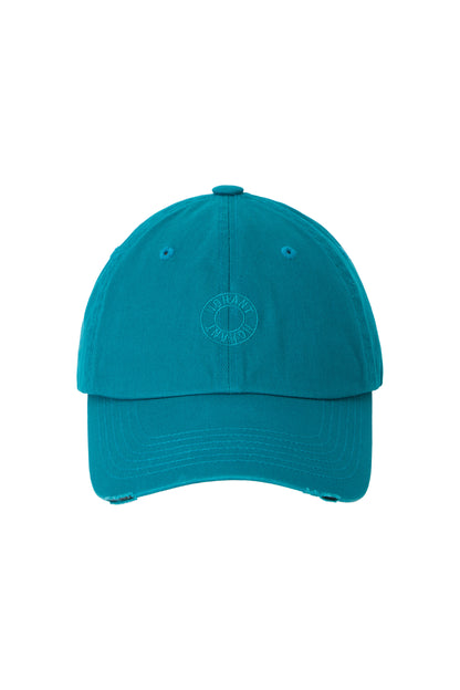 BACK PIXEL LOGO BALL CAP TEAL GREEN