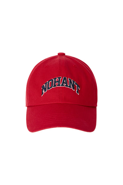 CONTRAST ARCH LOGO BALL CAP RED