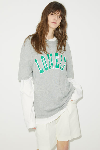 LONELY/LOVELY SHORT SLEEVE T SHIRT GRAY