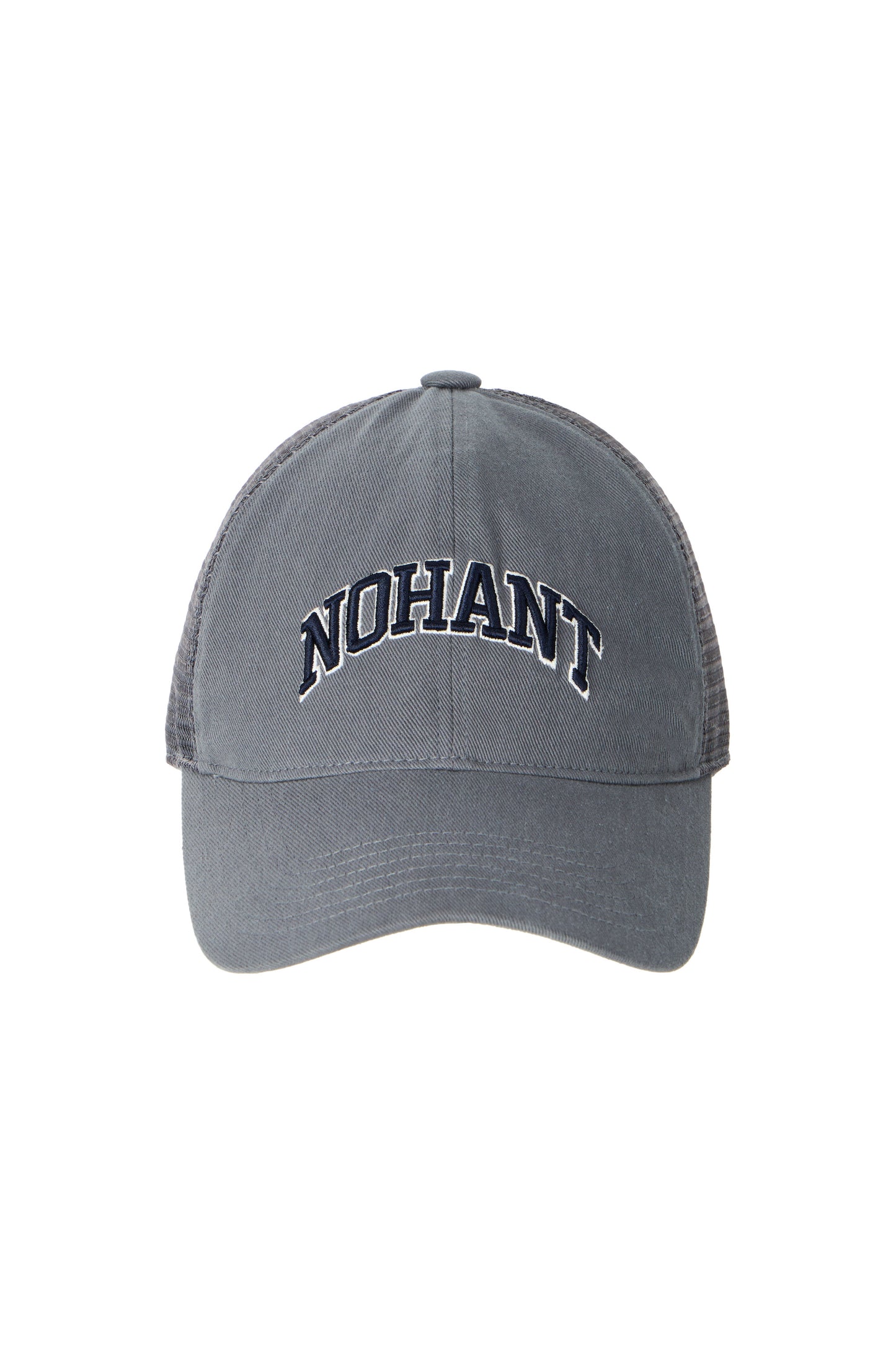 ARCH LOGO TRUCKER CAP GRAY