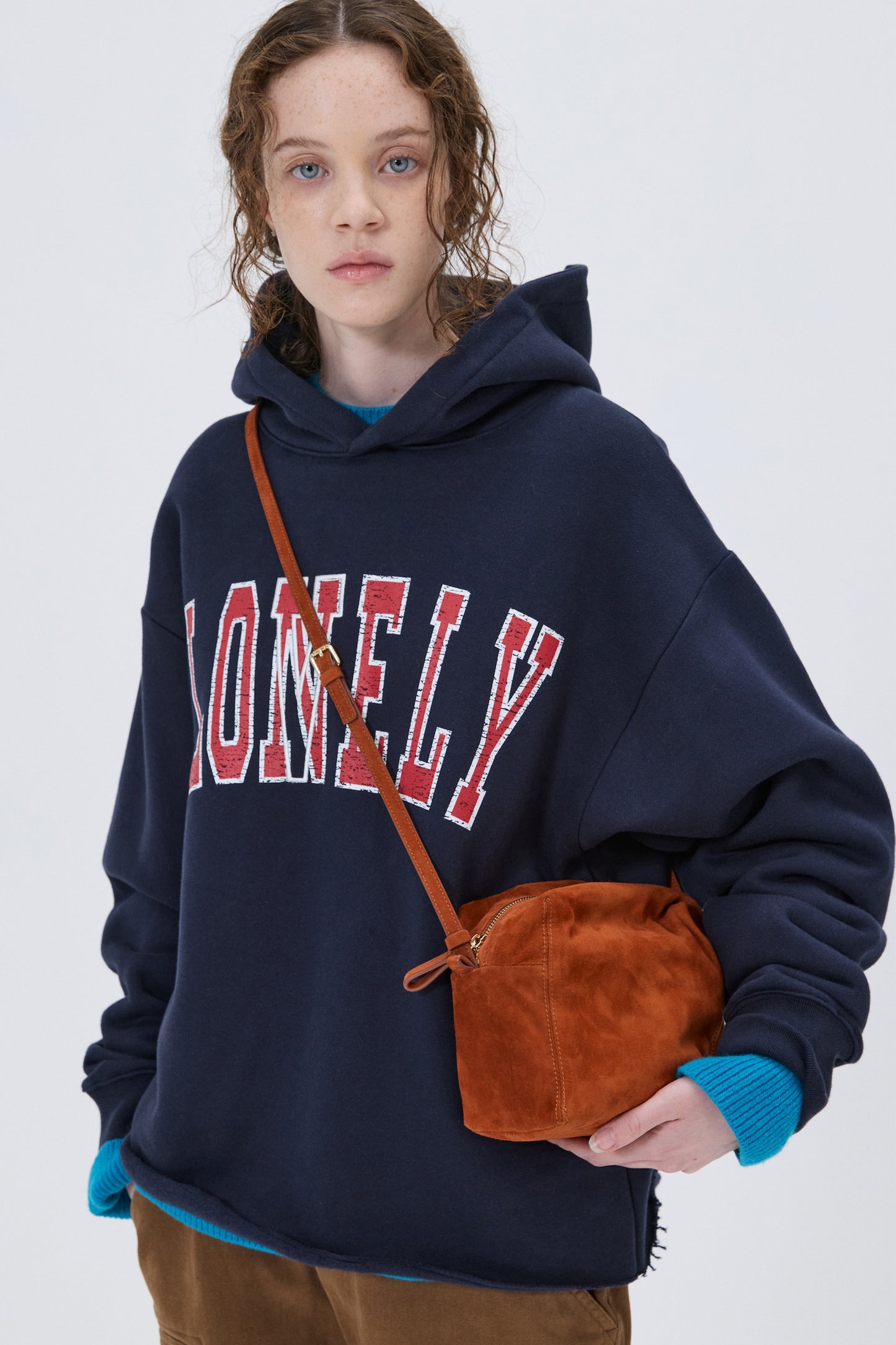 SUEDE PICNIC BAG CAMEL