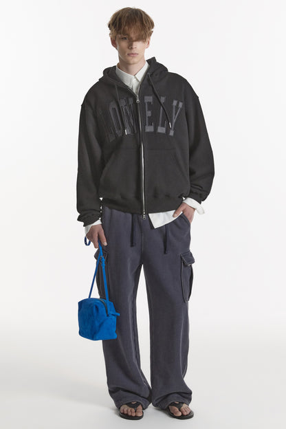 WASHED CARGO SWEAT PANTS NAVY