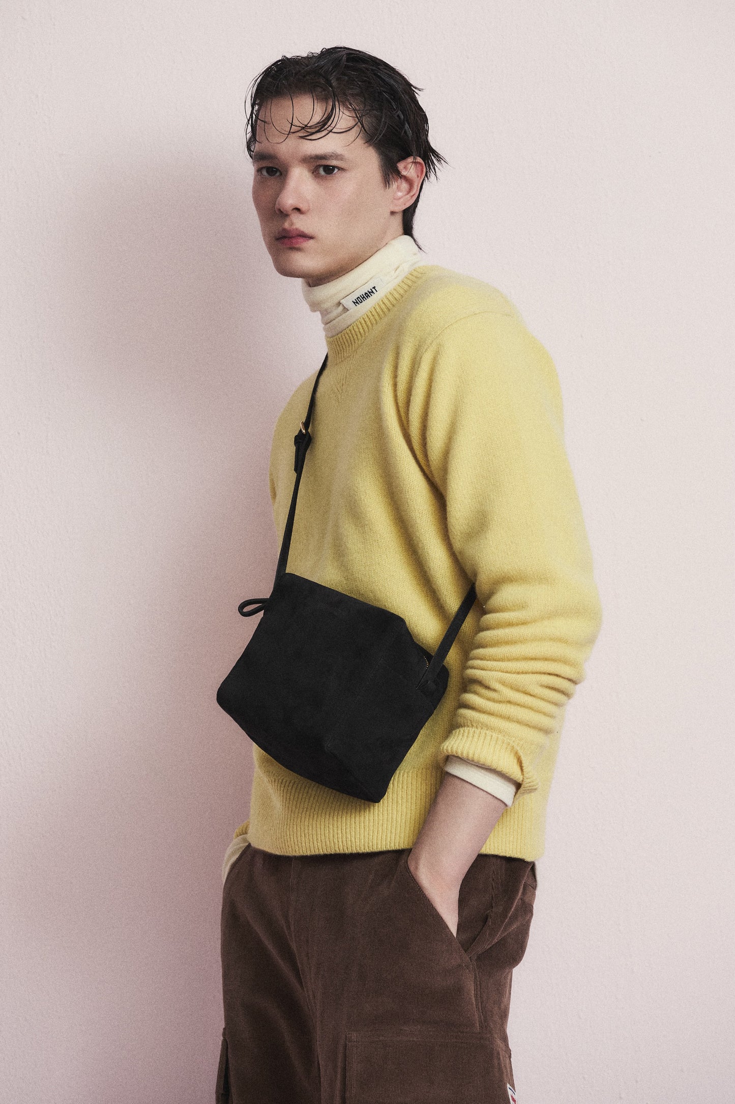 ESSENTIAL CASHMERE KNIT SWEATER LIME