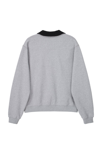 CLASSIC V-NECK SWEATSHIRT GRAY