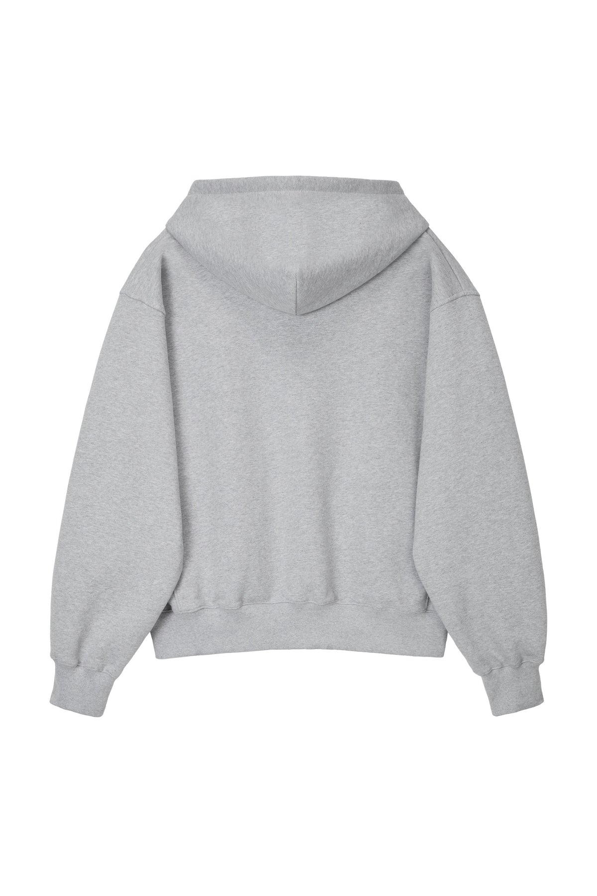 LONELY/LOVELY FLUFF HOODIE ZIP-UP GRAY