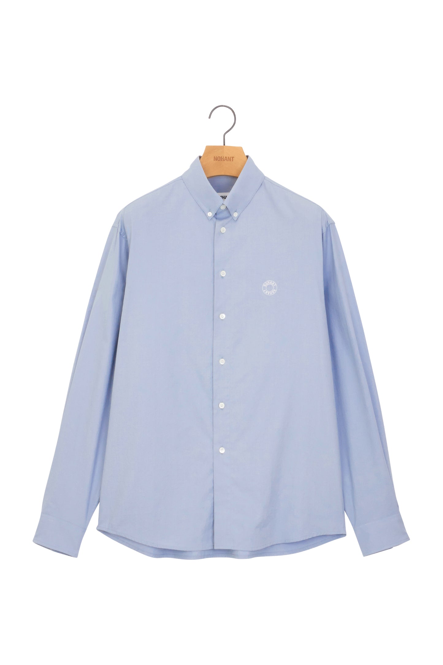 RELAXED POPLIN SHIRT LIGHT GRAY