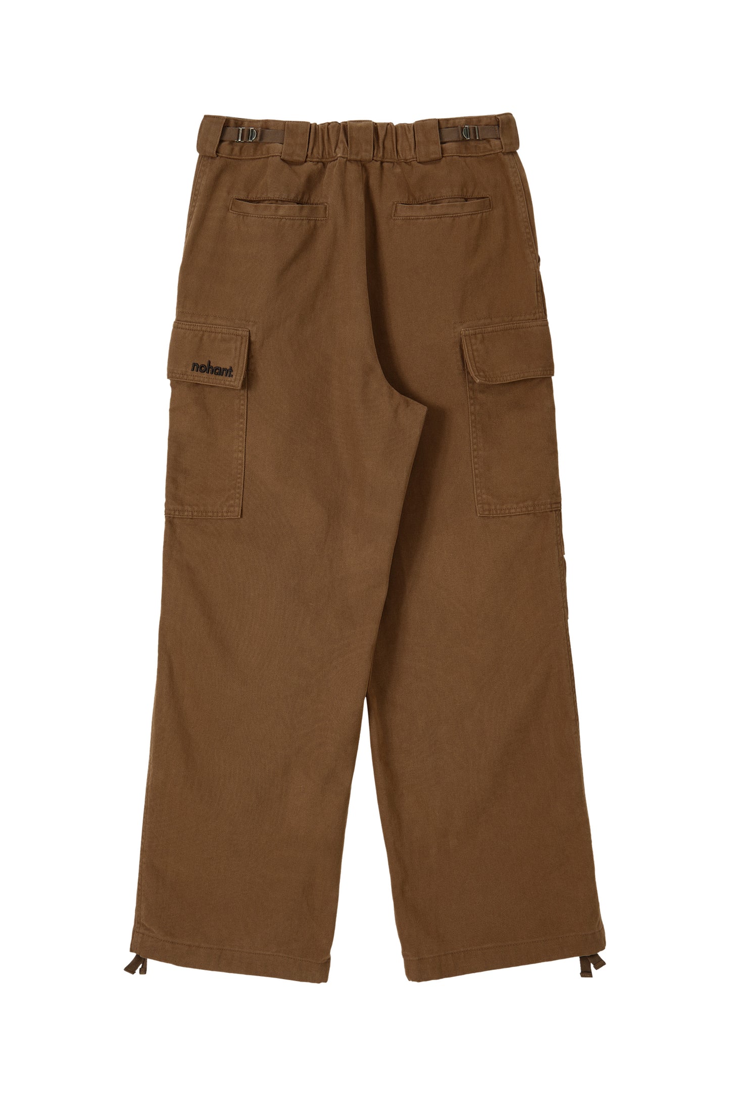 WASHED UTILITY CARGO PANTS BROWN