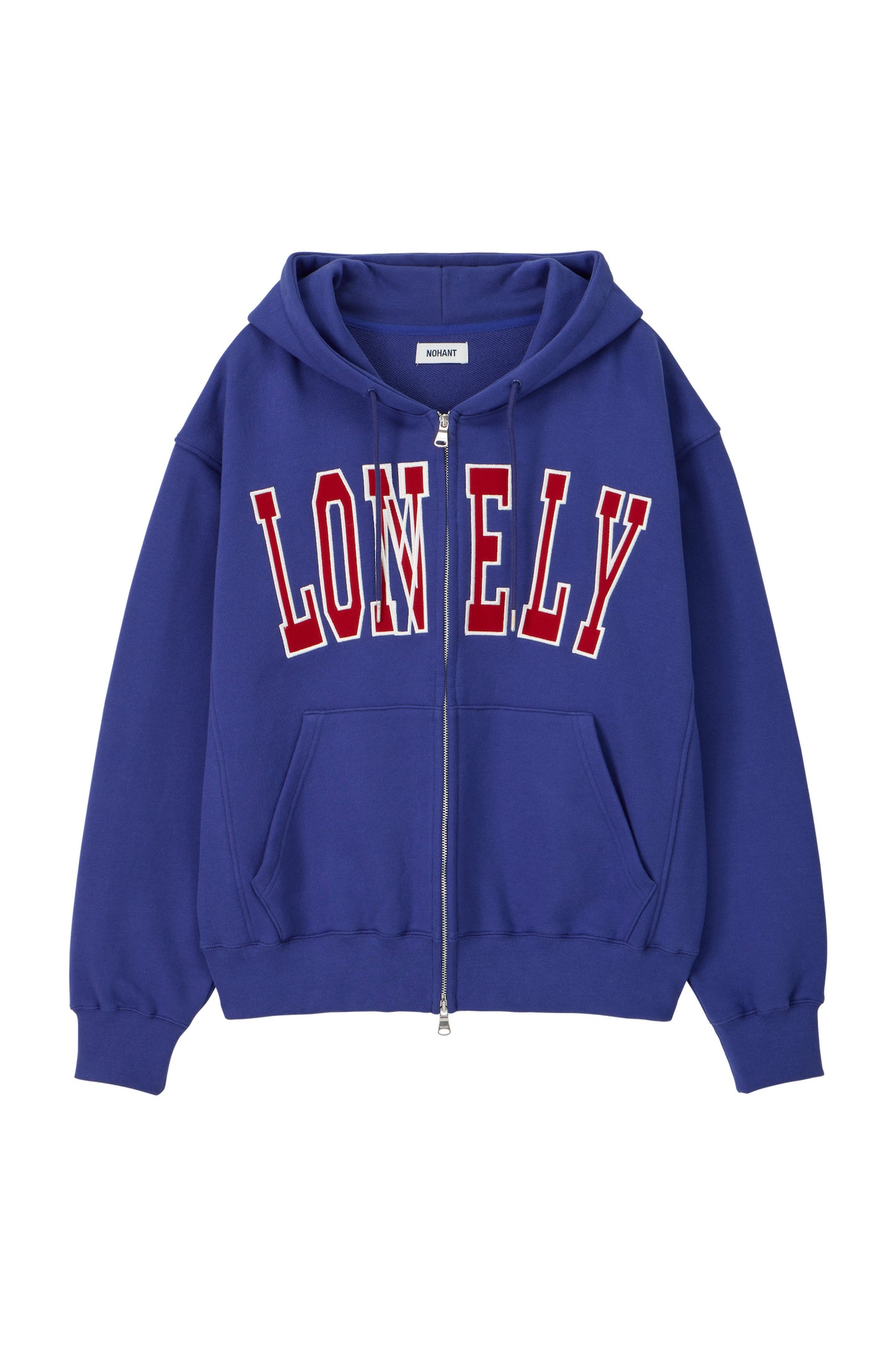 LONELY/LOVELY HOODIE ZIP-UP BLUE