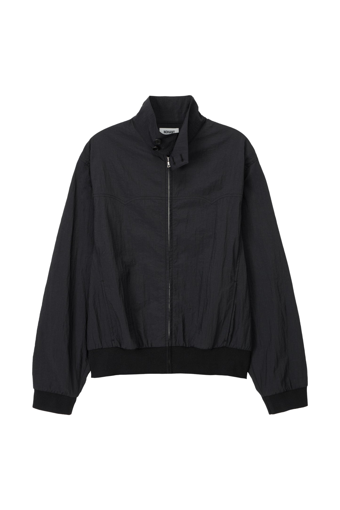 LIGHT STAND-COLLAR BLOUSON BLACK