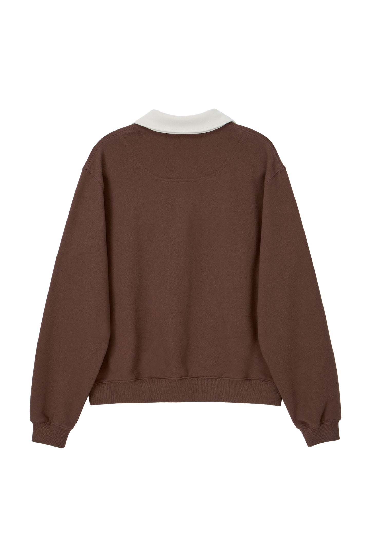 CLASSIC V-NECK SWEATSHIRT BROWN