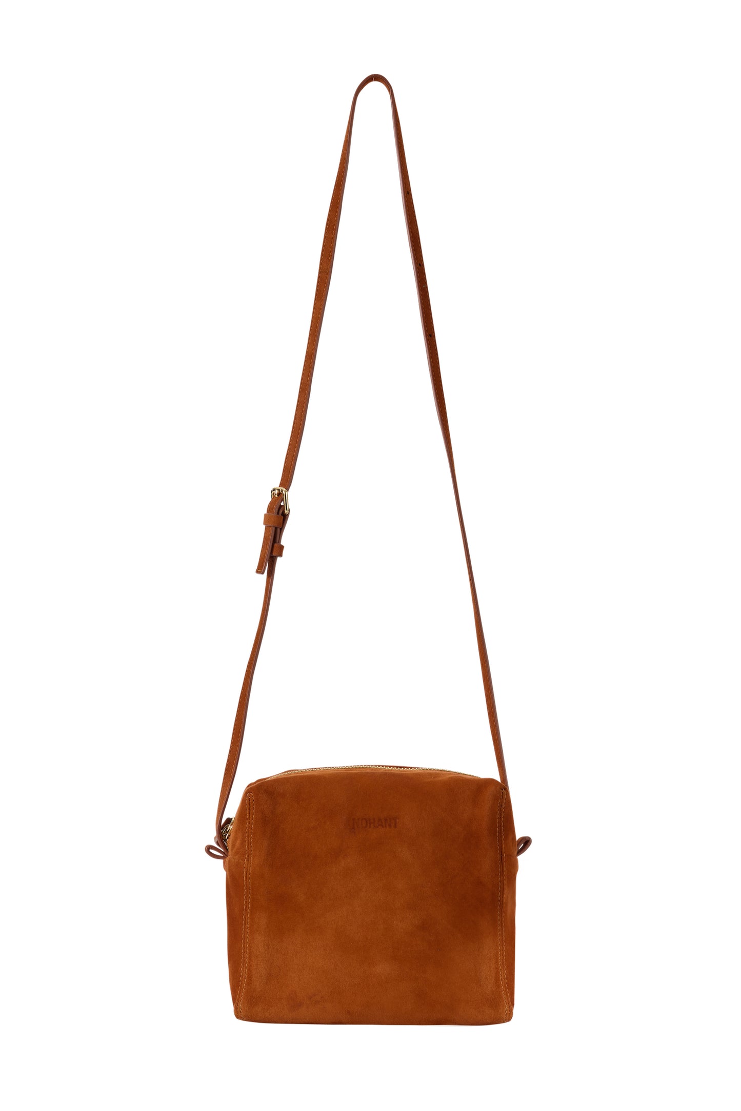 SUEDE PICNIC BAG CAMEL