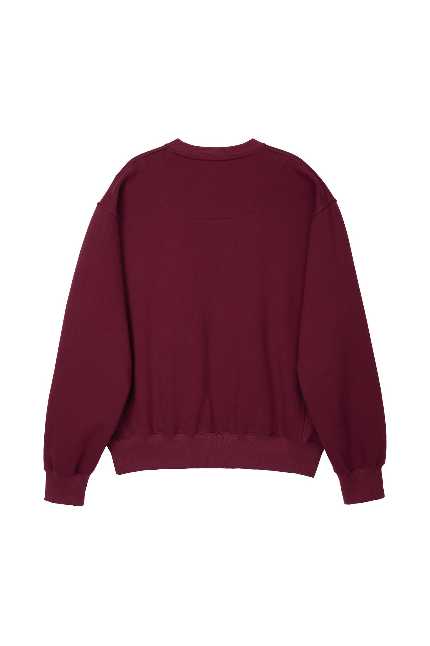 LONELY/LOVELY CRACK SWEATSHIRT BURGUNDY