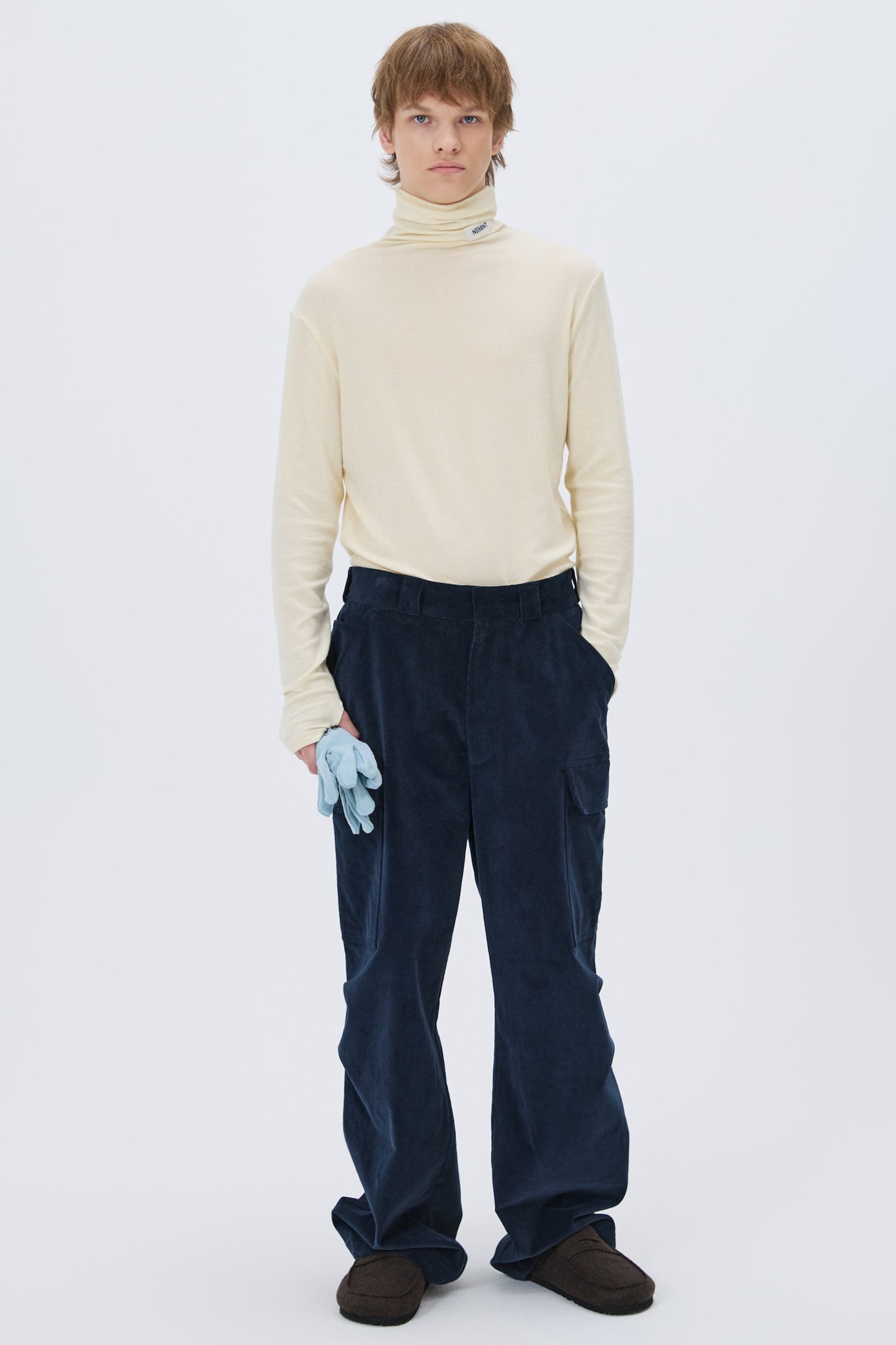 SOFT TURTLENECK T-SHIRT IVORY