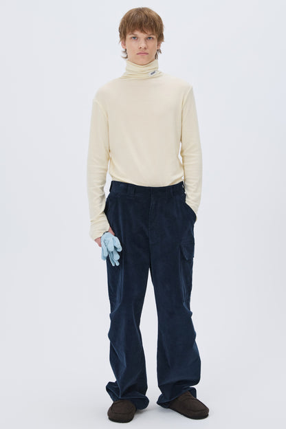 SOFT TURTLENECK T-SHIRT IVORY