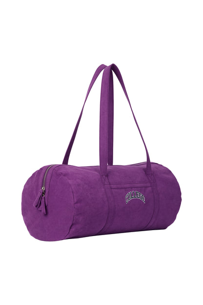 CANVAS DUFFEL BAG PURPLE