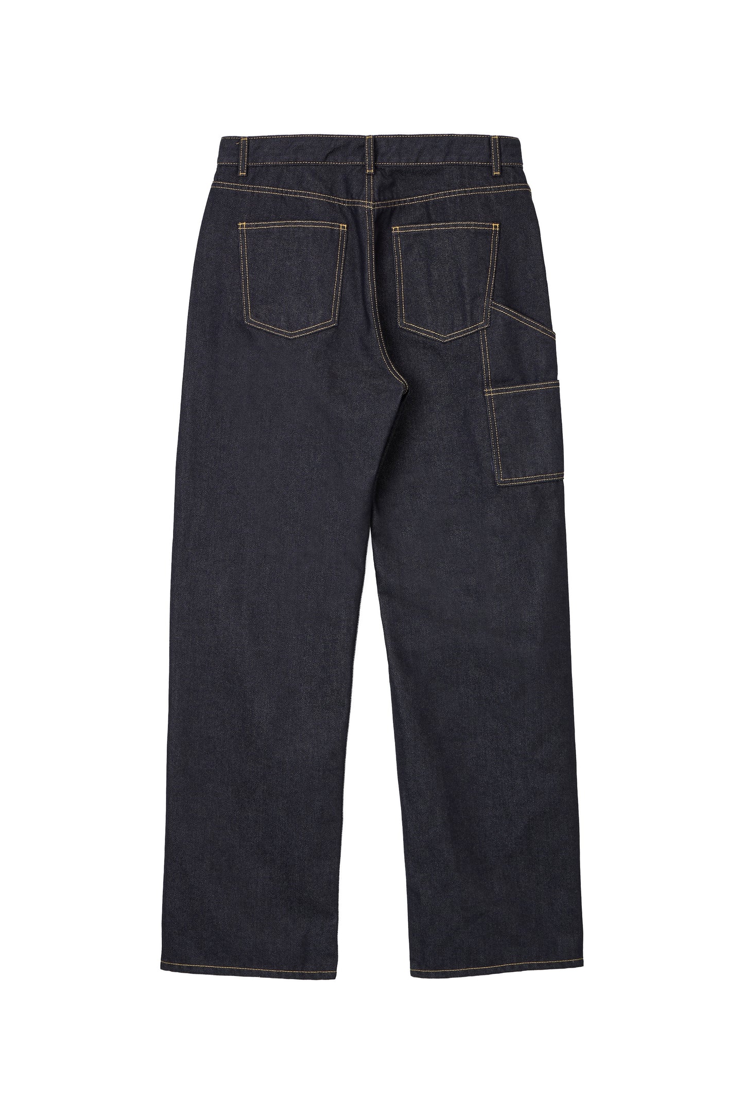 EASY UNIFORM DENIM PANTS DARK BLUE(WOMEN'S)