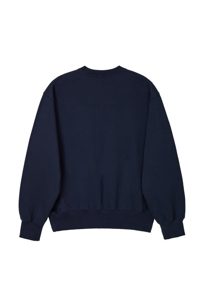 LONELY/LOVELY CRACK SWEATSHIRT NAVY