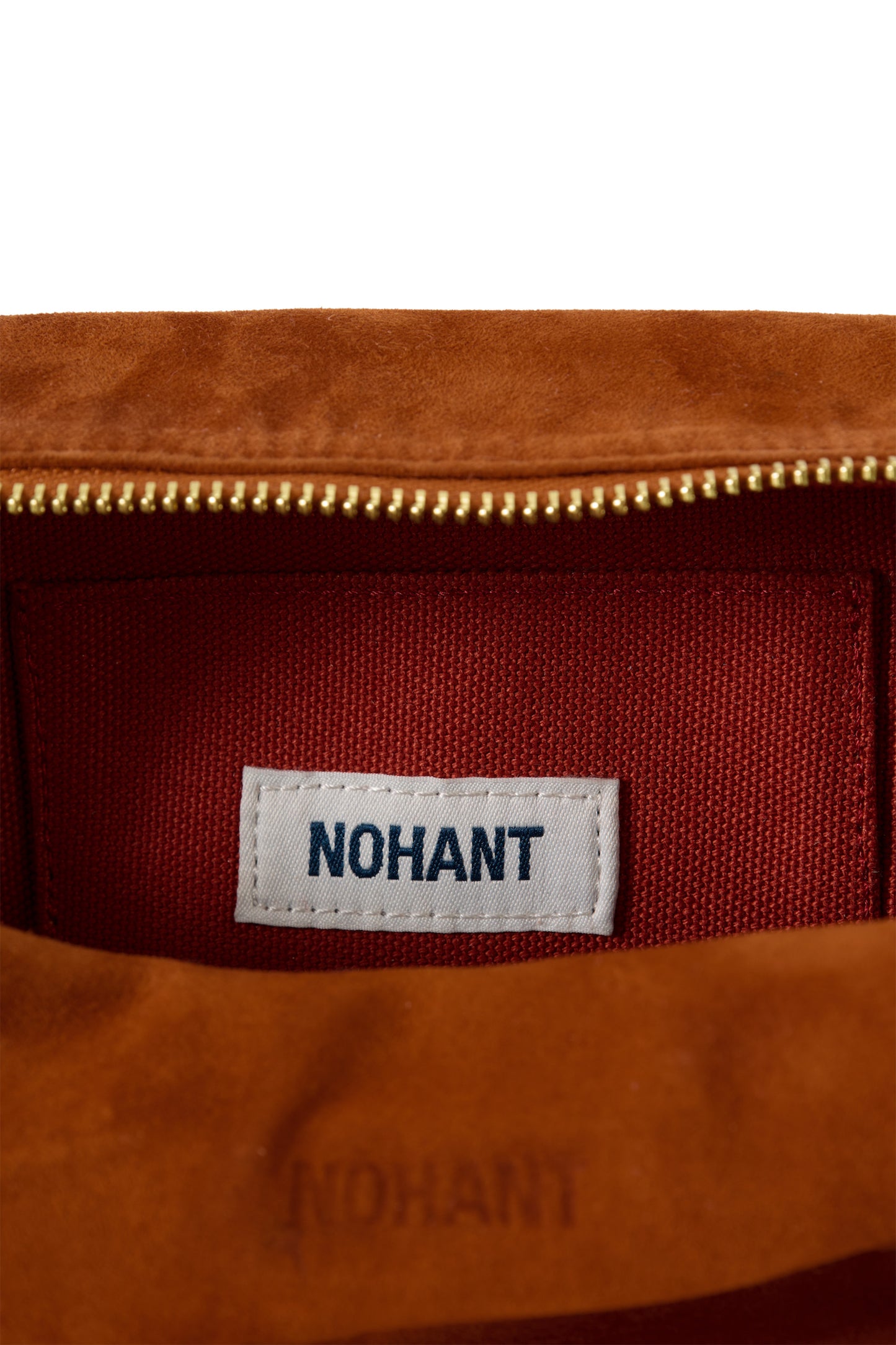 SUEDE PICNIC BAG CAMEL