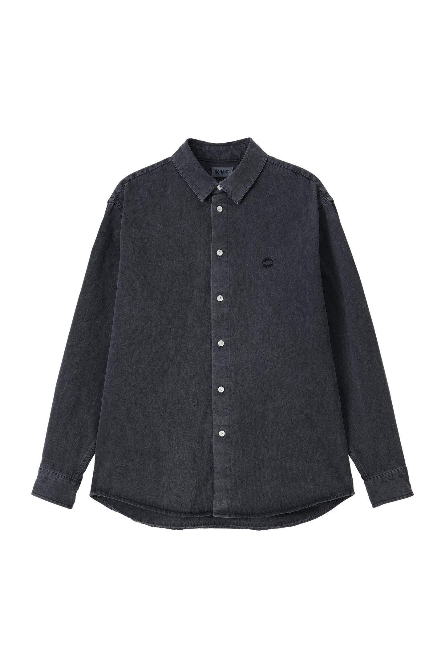 WASHED OXFORD SHIRT CHARCOAL