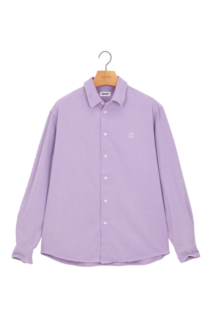 WIRE OXFORD WASHED SHIRT PURPLE