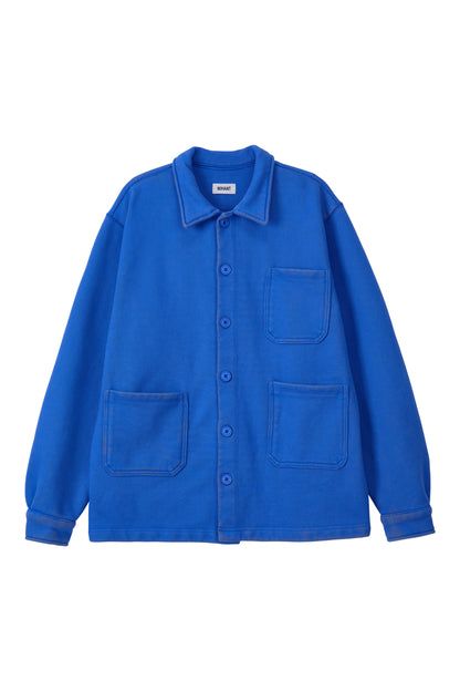WASHED HEAVYWEIGHT FRENCH JACKET BLUE