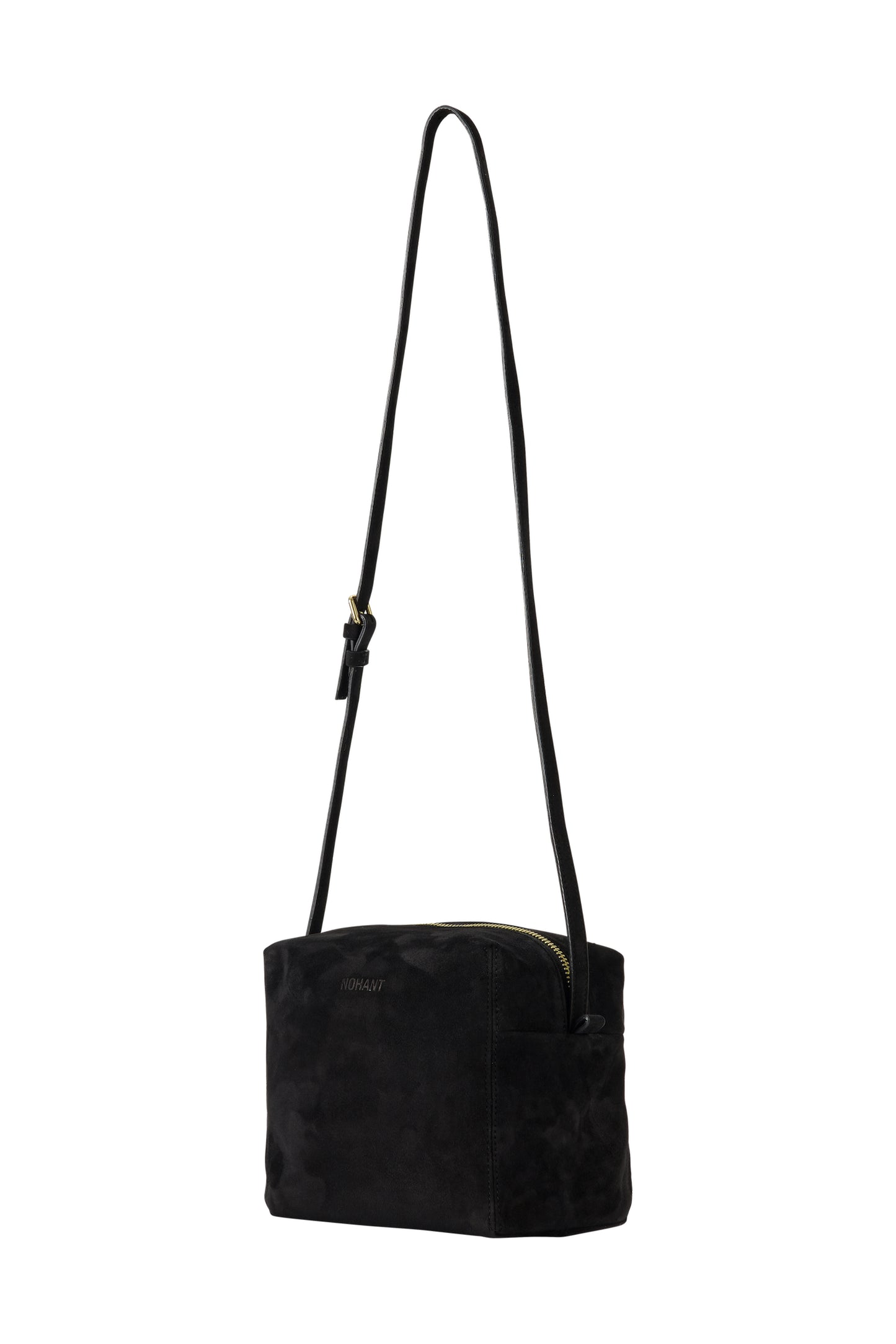 SUEDE PICNIC BAG BLACK