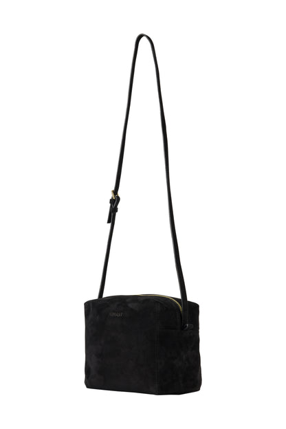 SUEDE PICNIC BAG BLACK