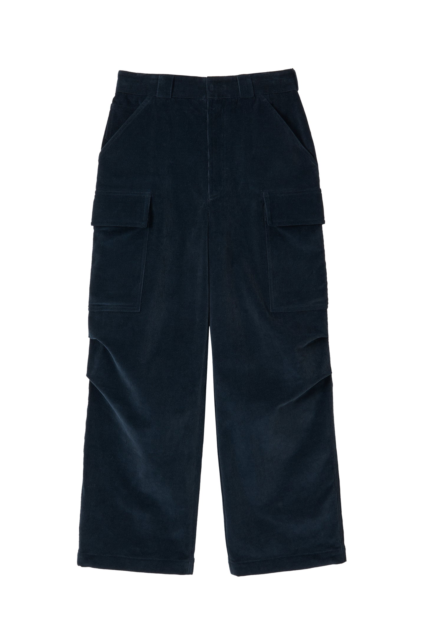 CORDUROY UTILITY CARGO PANTS NAVY
