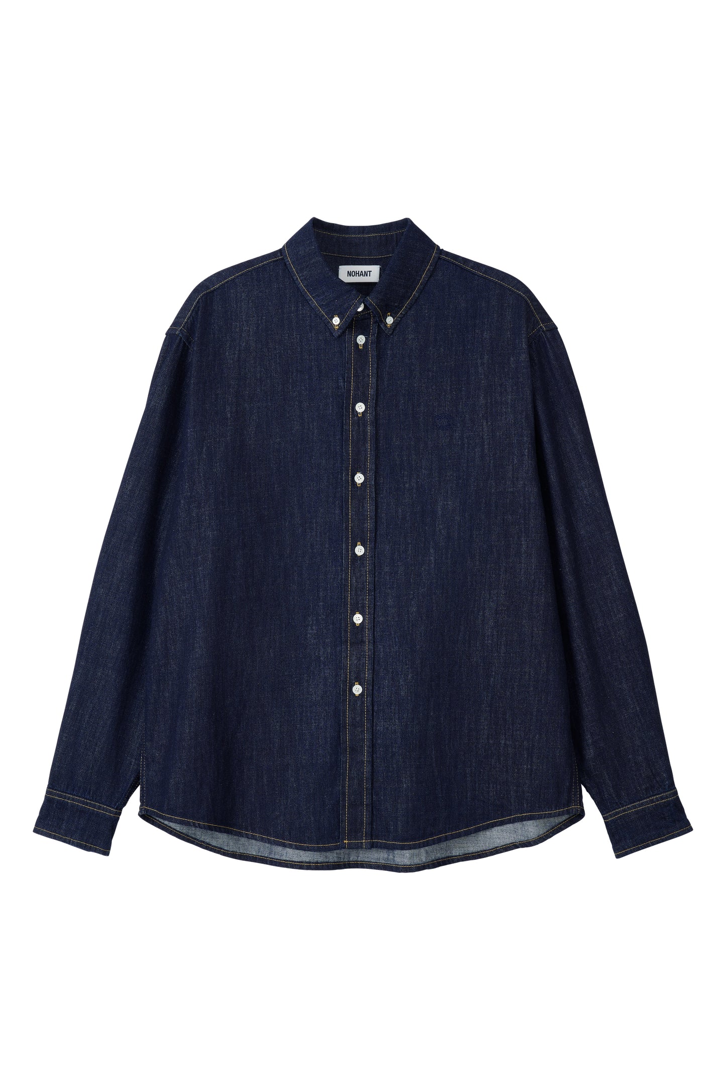 WASHED DENIM SHIRT DARK BLUE