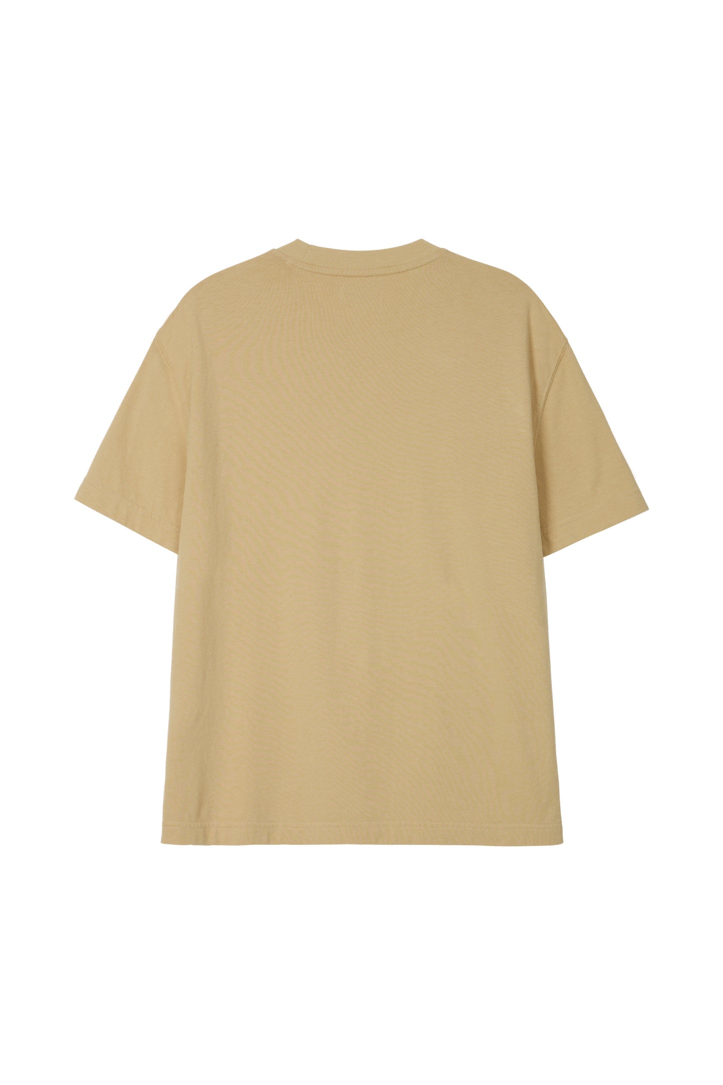 COLLEGE LOGO T-SHIRT BEIGE