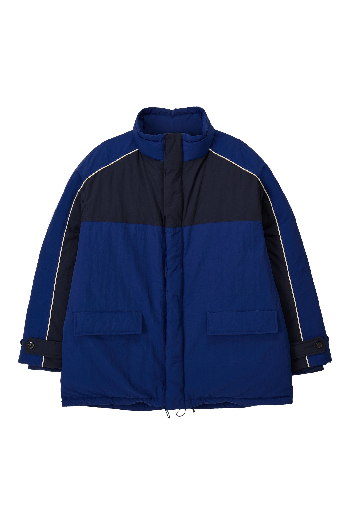 COLOR BLOCK PADDING JUMPER BLUE