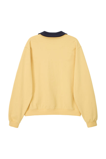 CLASSIC V-NECK SWEATSHIRT YELLOW