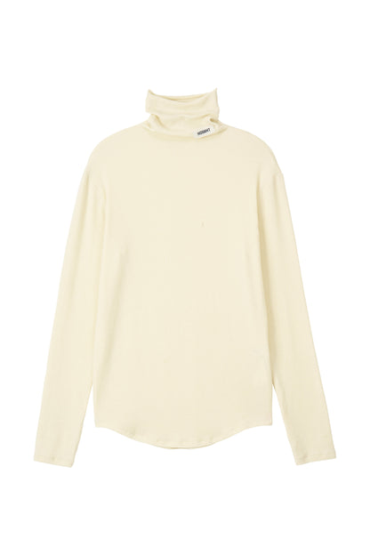 SOFT TURTLENECK T-SHIRT IVORY