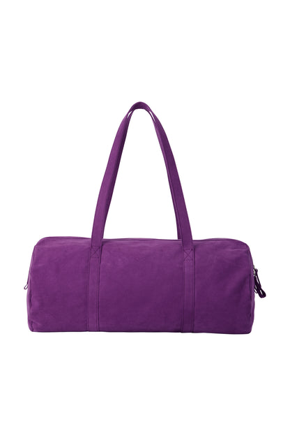 CANVAS DUFFEL BAG PURPLE