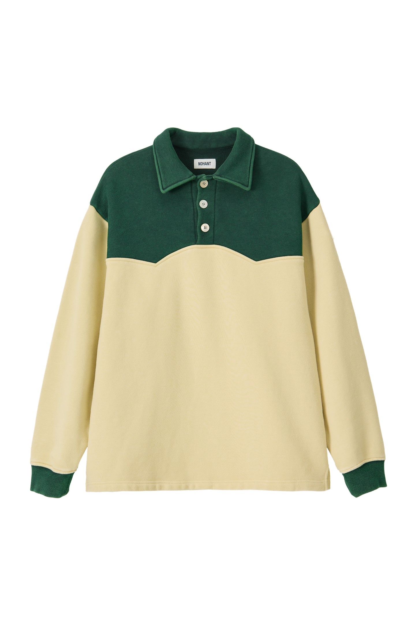 WESTERN COLOR BLOCK SWEATSHIRT GREEN