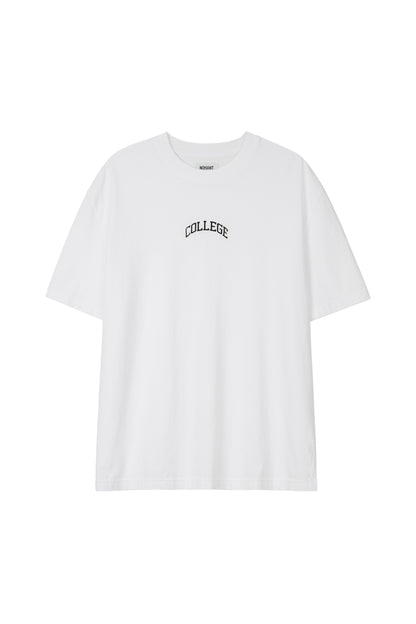 COLLEGE LOGO T-SHIRT WHITE