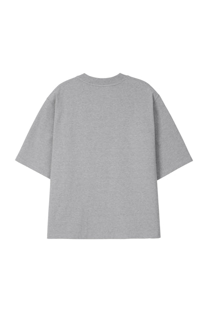 LONELY/LOVELY STRUCTURED T-SHIRT GRAY