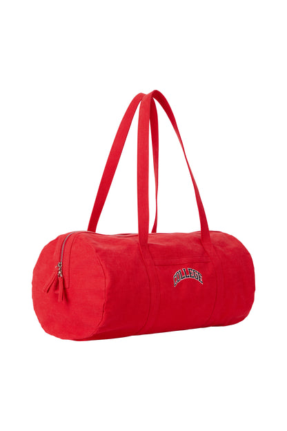 CANVAS DUFFEL BAG RED