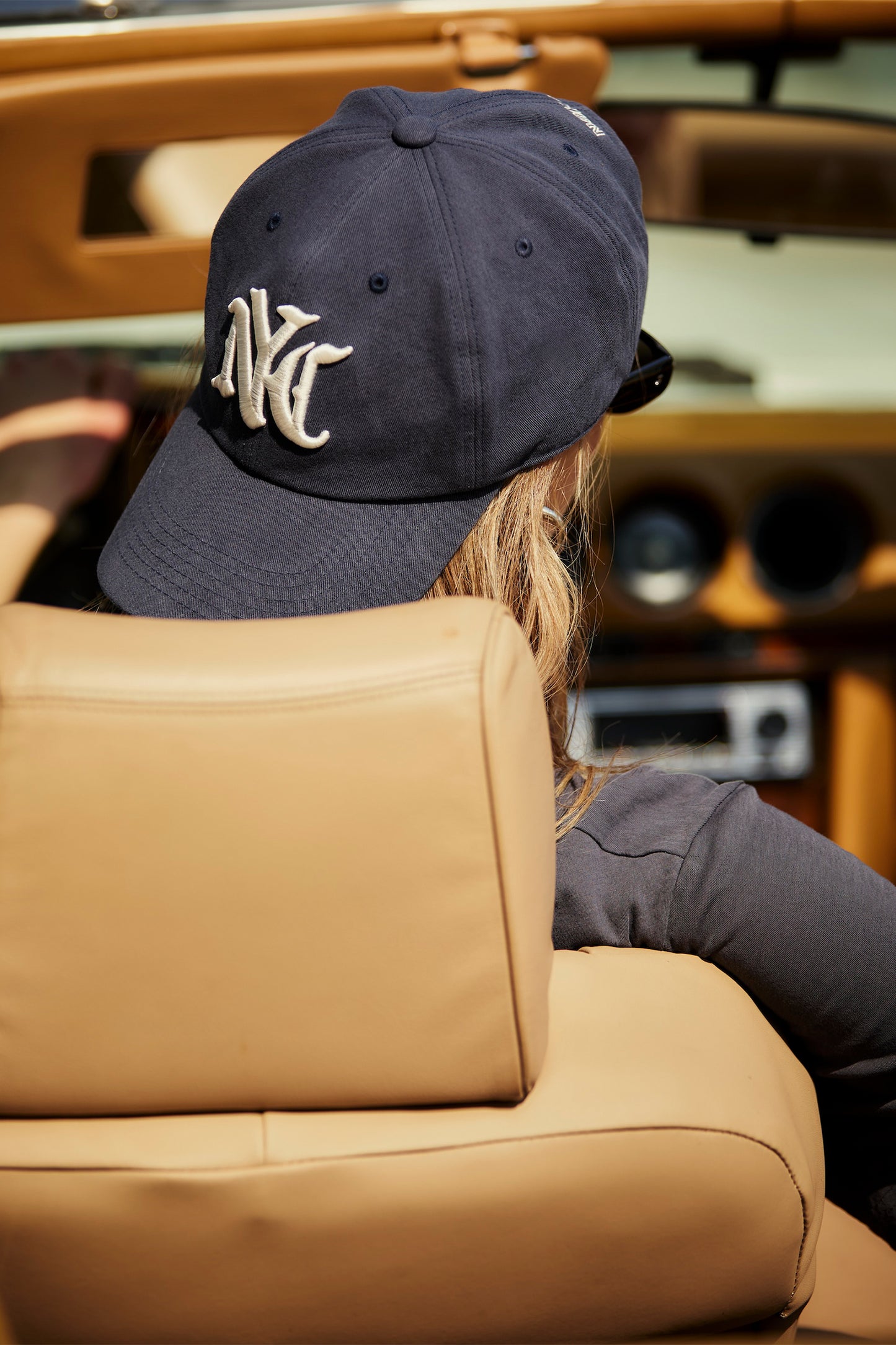 NYC WASHED BALL CAP NAVY
