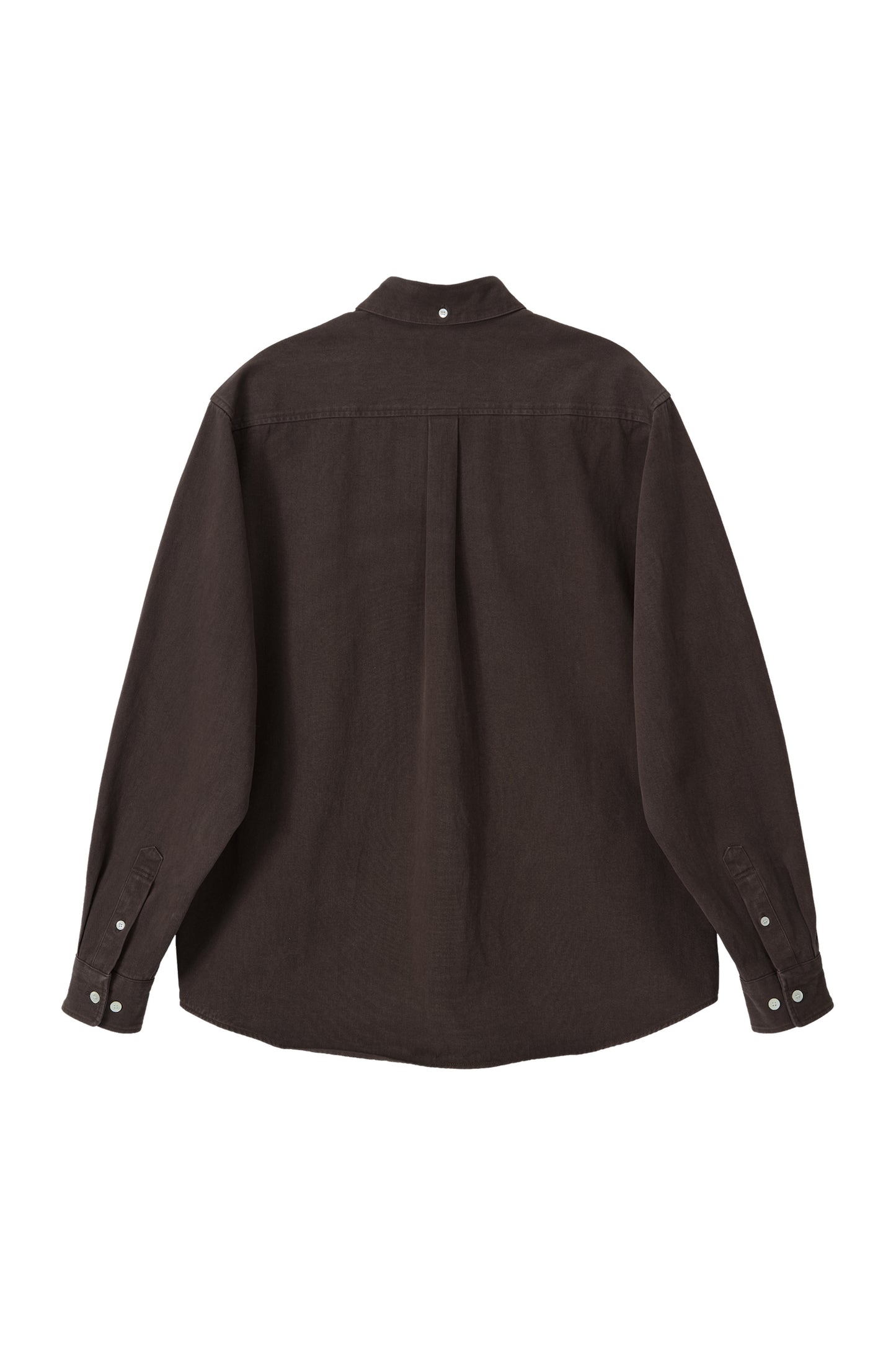 WASHED OXFORD SHIRT BROWN