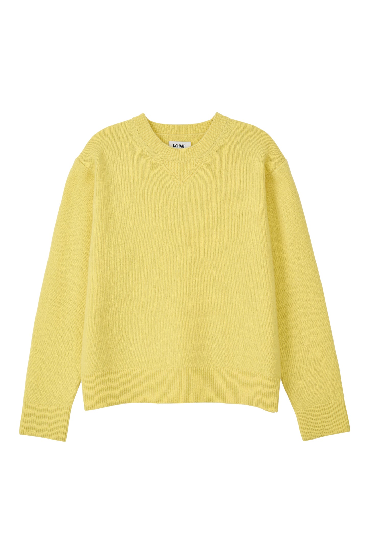 ESSENTIAL CASHMERE KNIT SWEATER LIME
