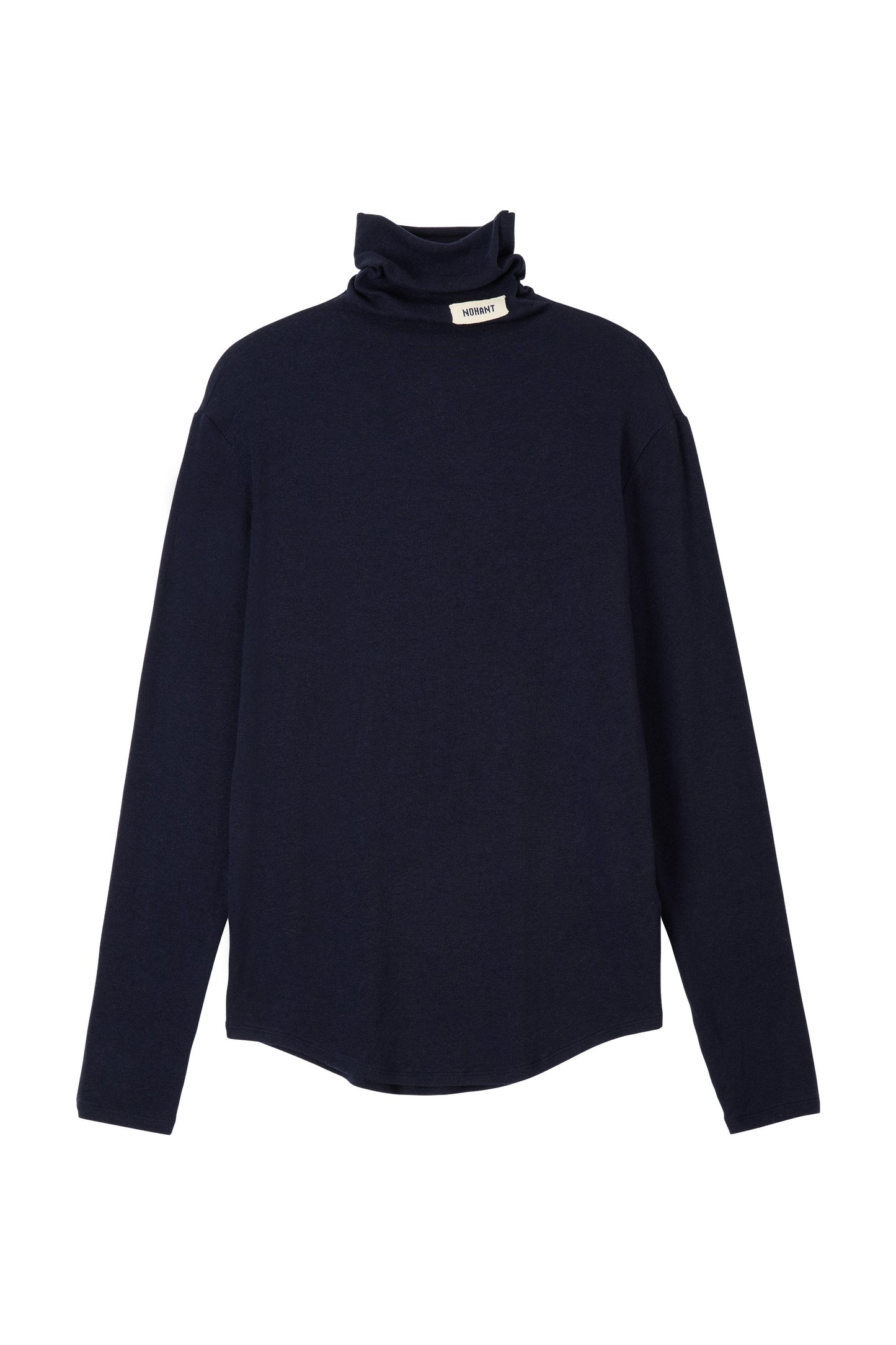 SOFT TURTLENECK T-SHIRT NAVY